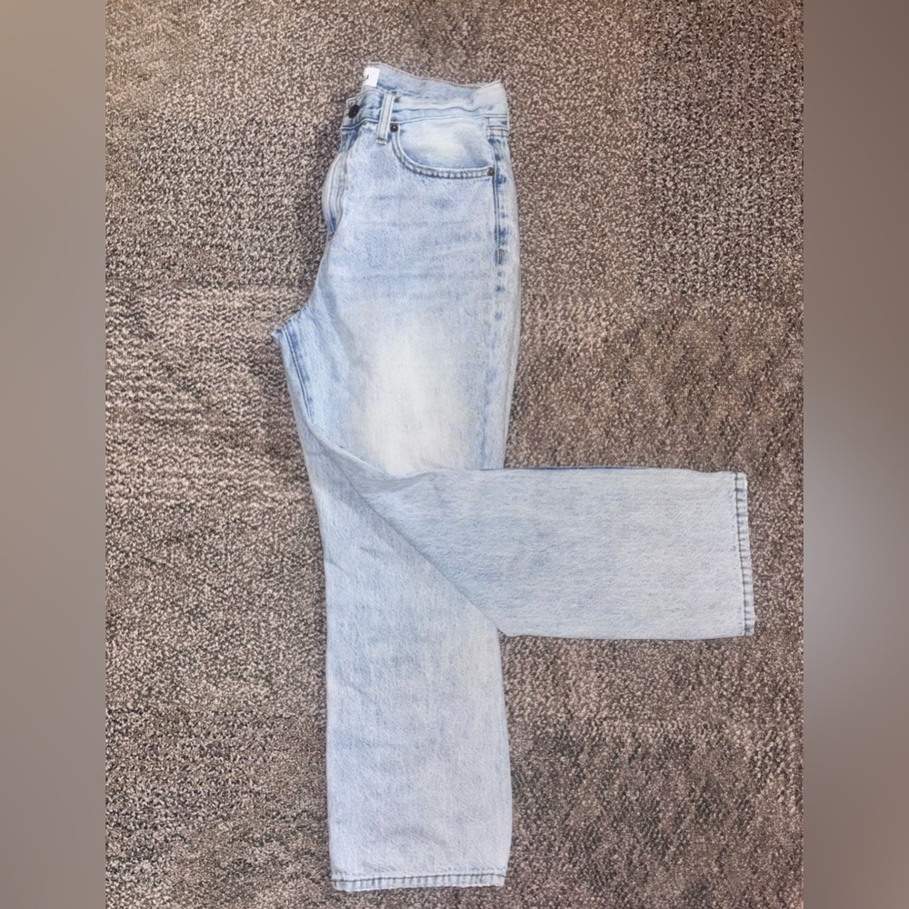 Pistola Light Blue Cropped Straight Jeans Inseam 25 Size 28. EUC